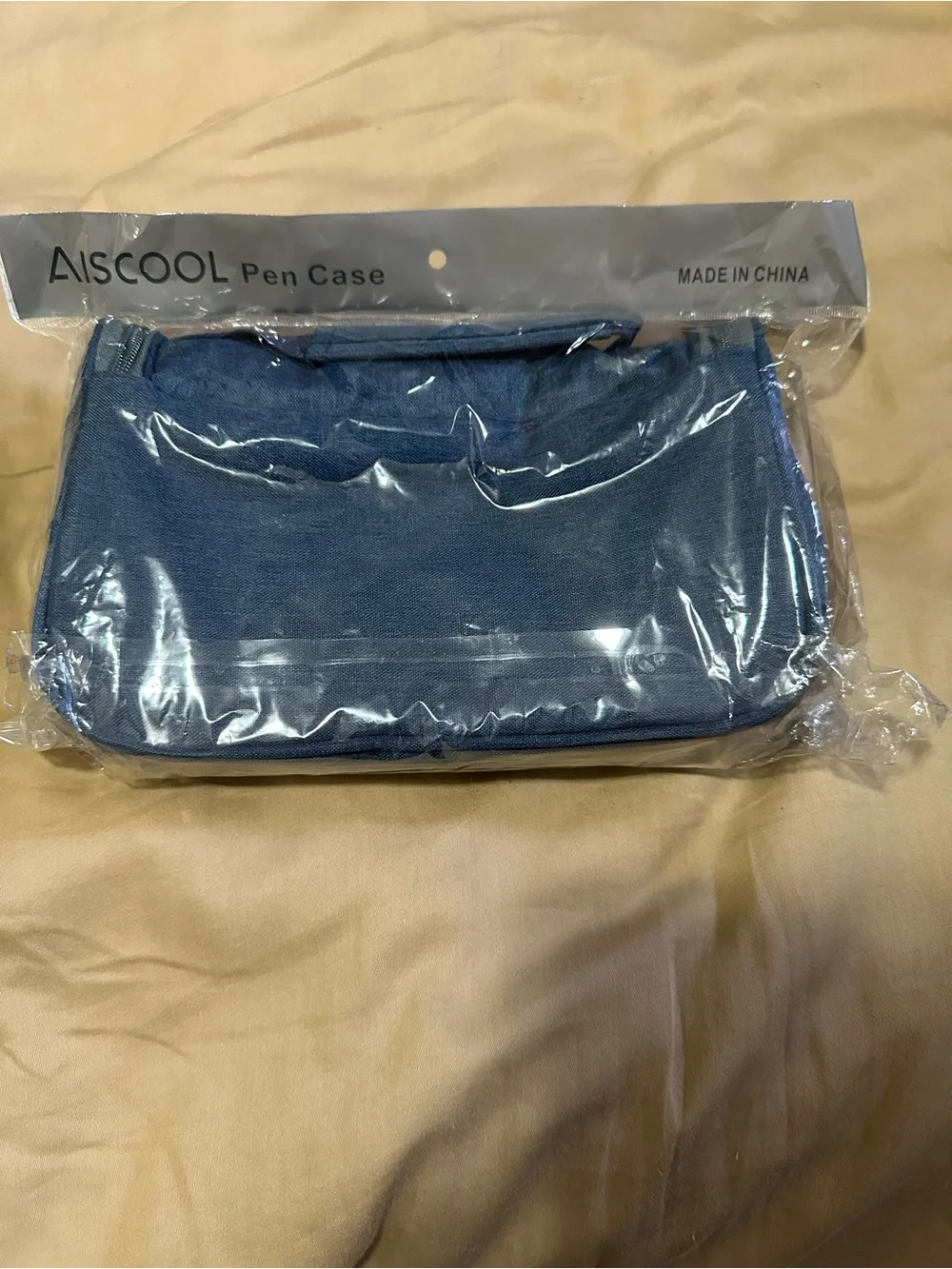 NWT Aiscool Blue Pencil, Pen, Stationary Case Organizer for School or Office